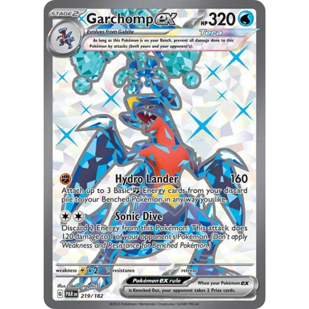 Garchomp ex (219/182) [Scarlet & Violet: Paradox Rift]