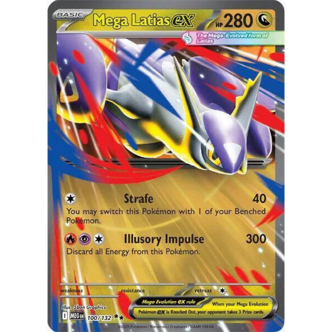 Mega Latias ex (100/132) [Mega Evolution: Base Set]