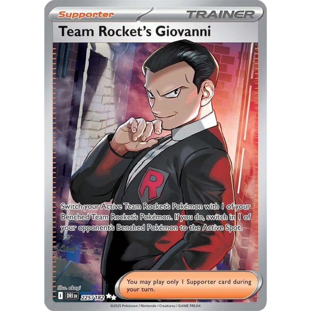 Team Rocket's Giovanni (225/182) [Scarlet & Violet: Destined Rivals]