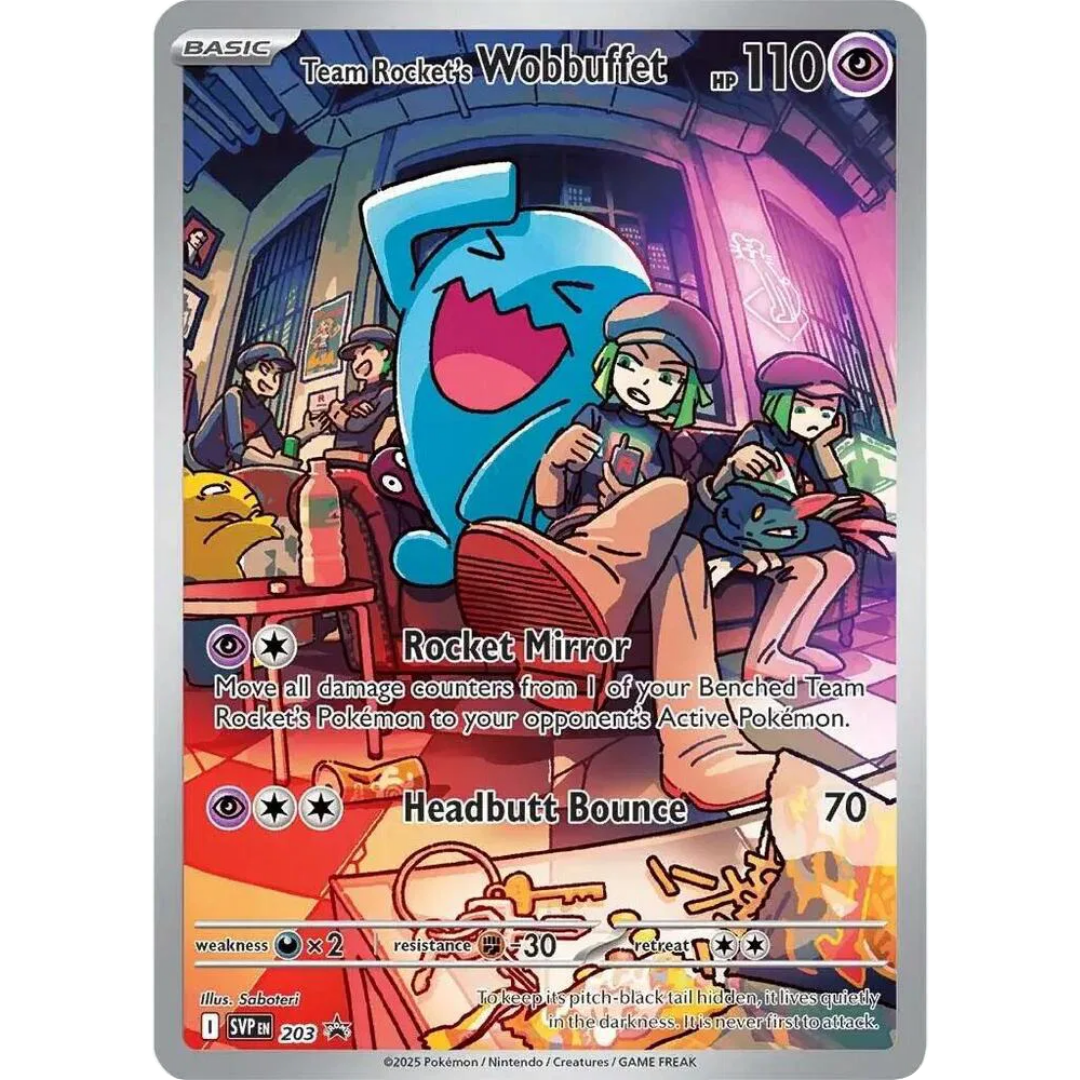 Team Rocket's Wobbuffet (203) [Scarlet & Violet: Black Star Promos]
