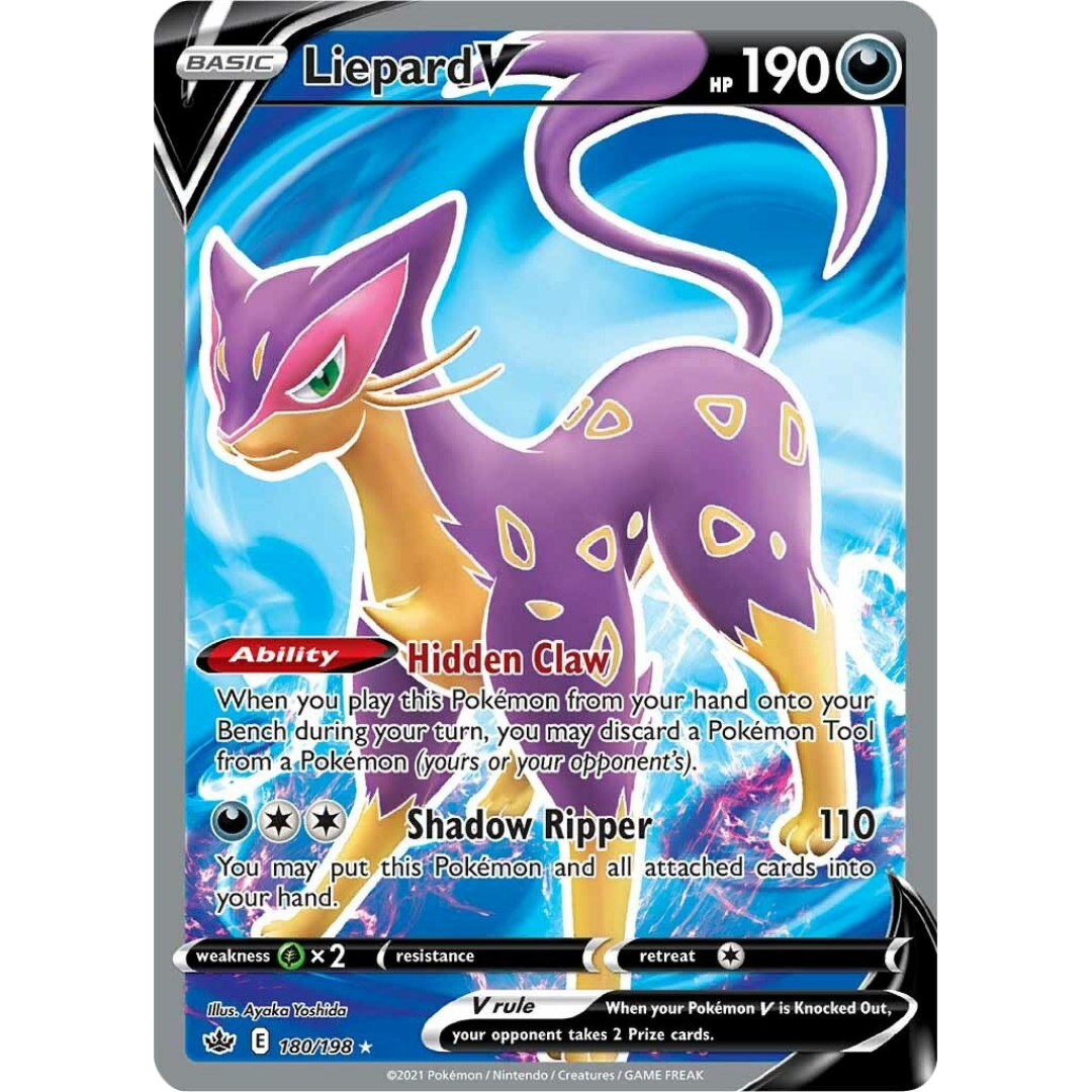 Liepard V (180/198) [Sword & Shield: Chilling Reign]