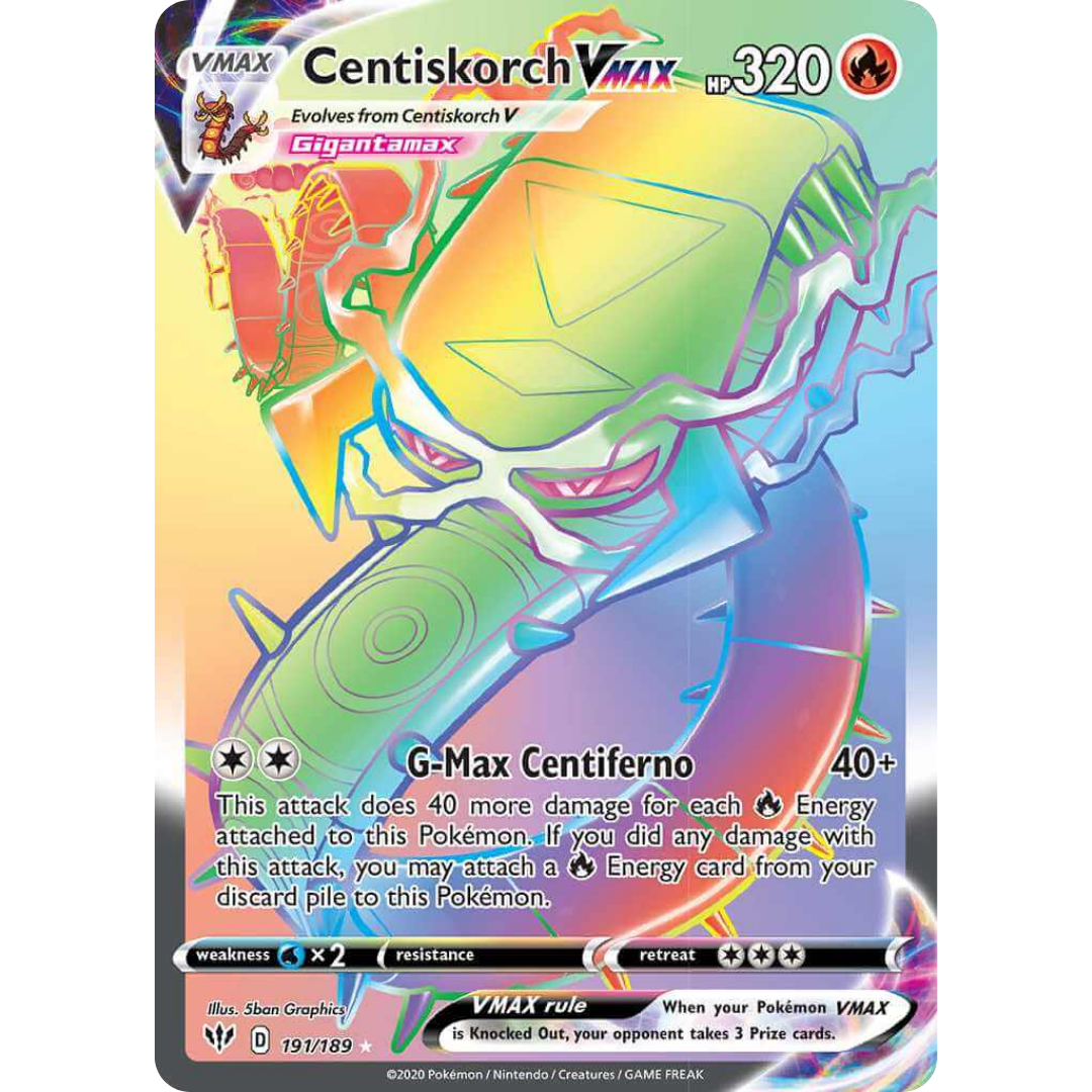 Centiskorch VMAX (191/189) [Sword & Shield: Darkness Ablaze]