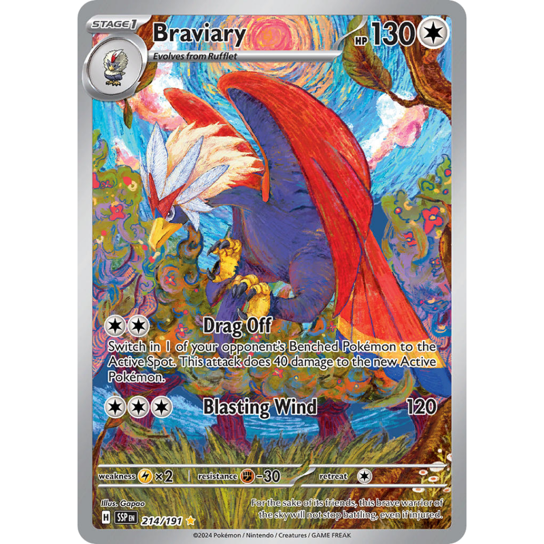 Braviary (214/191) [Scarlet & Violet: Surging Sparks]