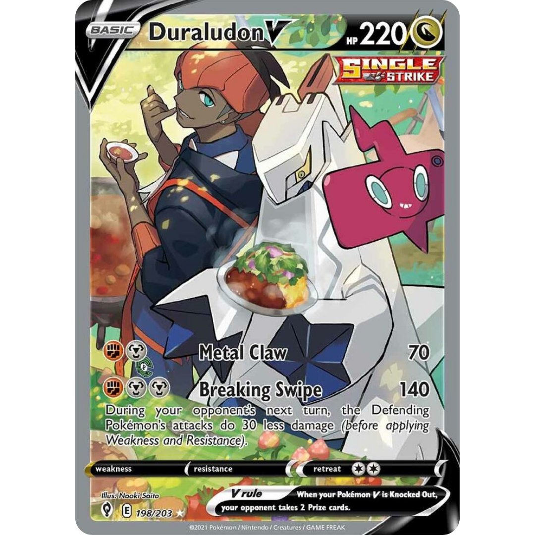 Duraludon V (198/203) (Alternate Art) [Sword & Shield: Evolving Skies]