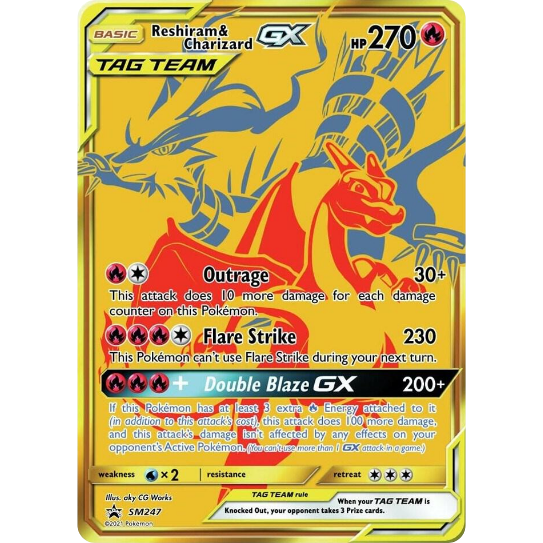Reshiram & Charizard GX (SM247) [Sun & Moon: Black Star Promos]