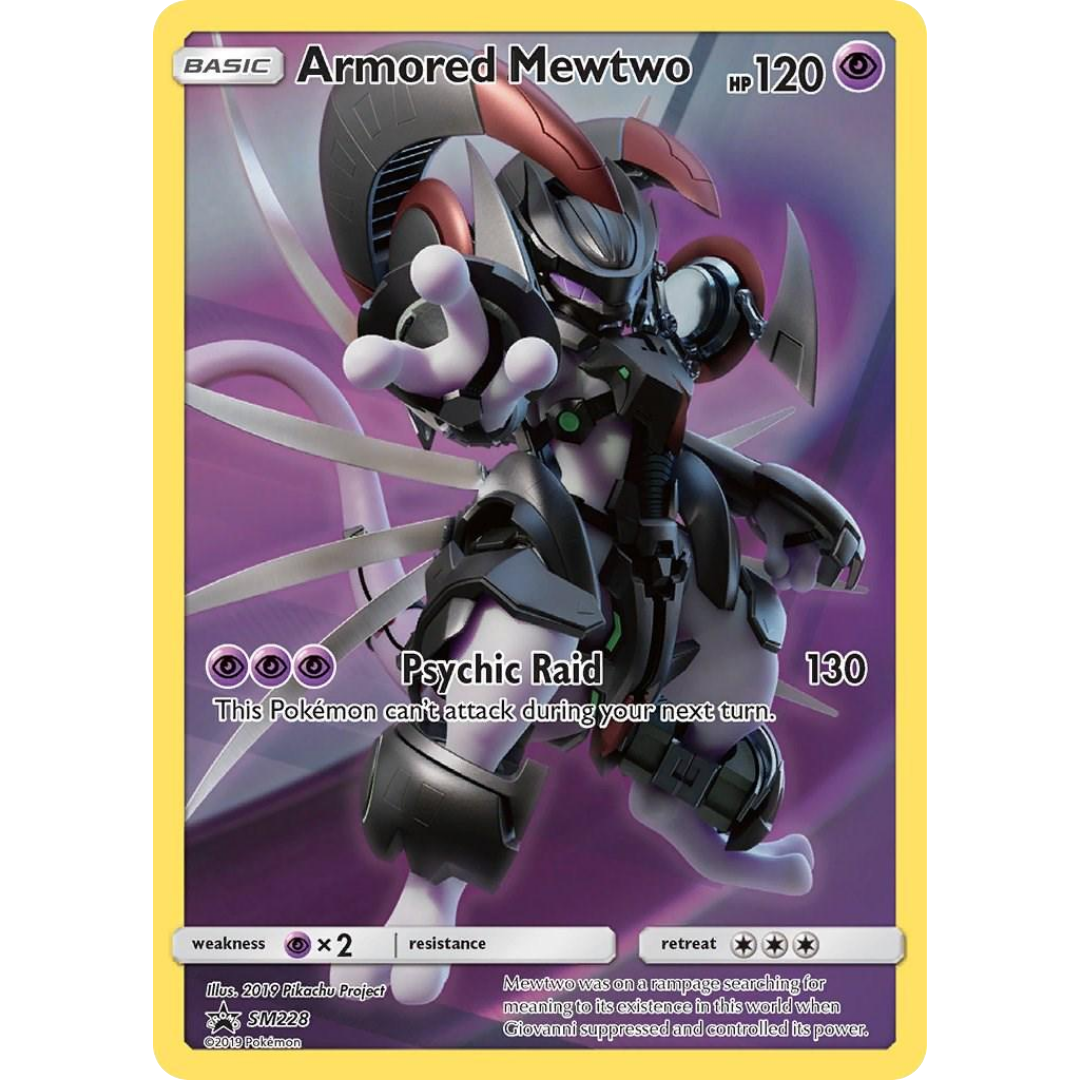 Armored Mewtwo (SM228) [Sun & Moon: Black Star Promos]