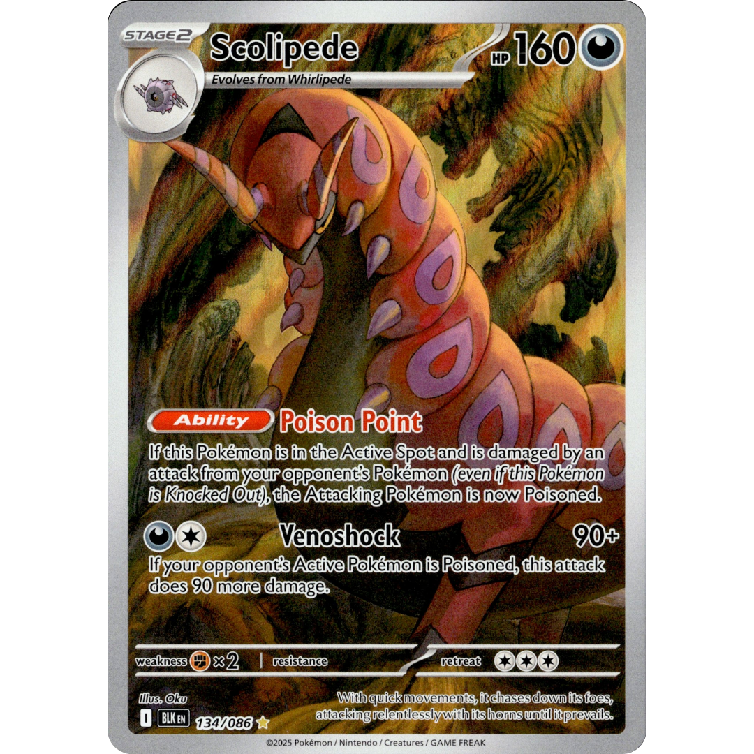 Scolipede (134/086) [Scarlet & Violet: Black Bolt]