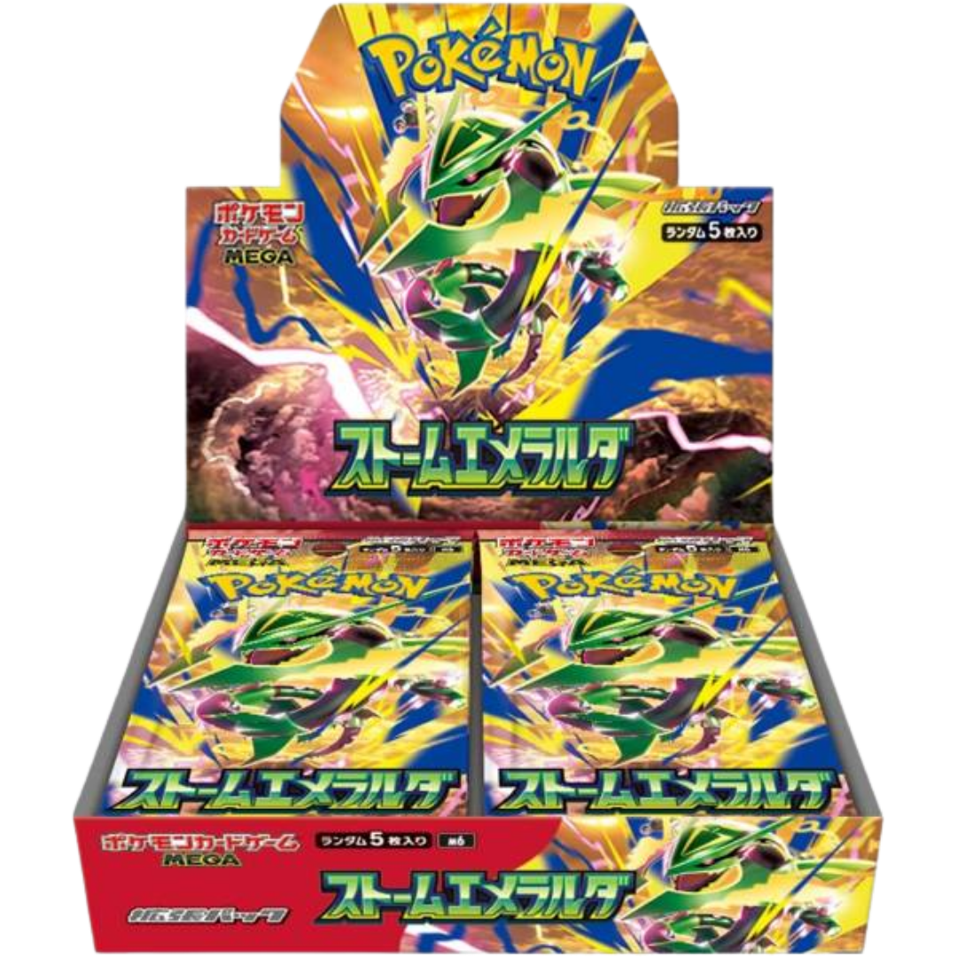 Storm Esmeralda Japanese Booster Box ( Mega Evolution ) Pokemon TCG