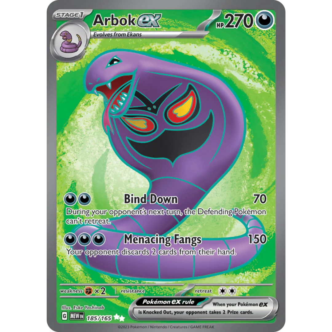Arbok ex (185/165) [Scarlet & Violet 151]