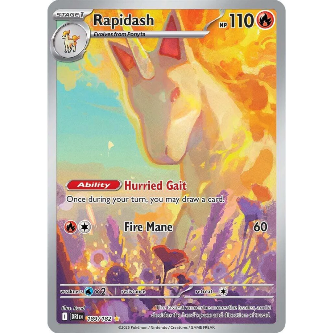 Rapidash (189/182) [Scarlet & Violet: Destined Rivals]