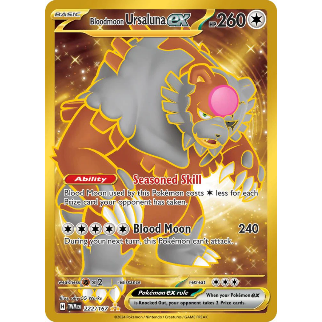 Bloodmoon Ursaluna ex (222/167) [Scarlet & Violet: Twilight Masquerade]