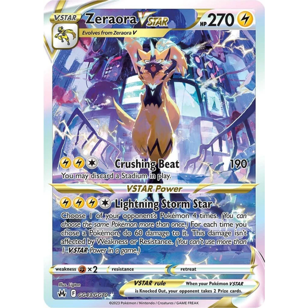 Zeraora VSTAR (GG43/GG70) [Sword & Shield: Crown Zenith]