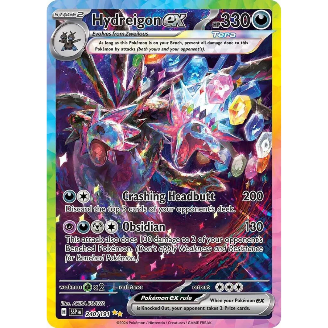 Hydreigon ex (240/191) [Scarlet & Violet: Surging Sparks]