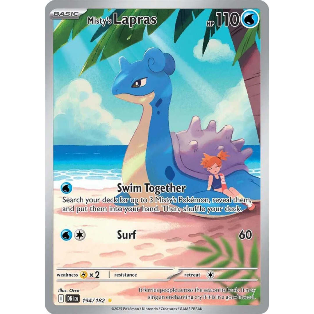 Misty's Lapras (194/182) [Scarlet & Violet: Destined Rivals]