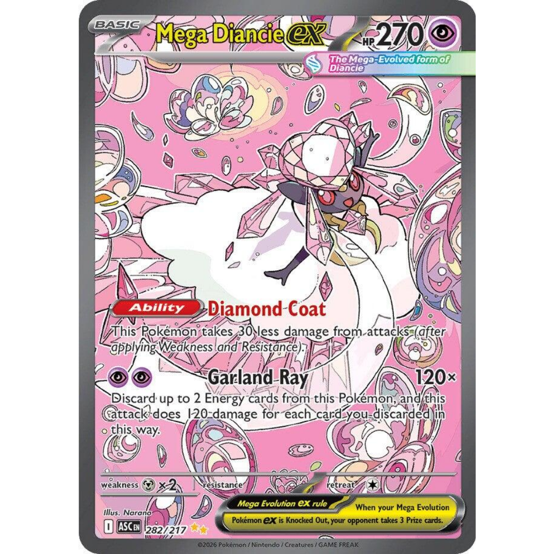 Mega Diancie ex (282/217) [Mega Evolution: Ascended Heroes]