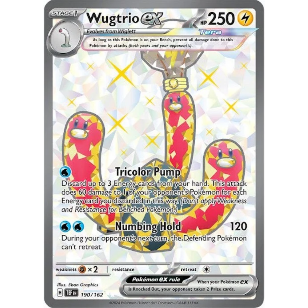 Wugtrio ex (190/162) [Scarlet & Violet: Temporal Forces]