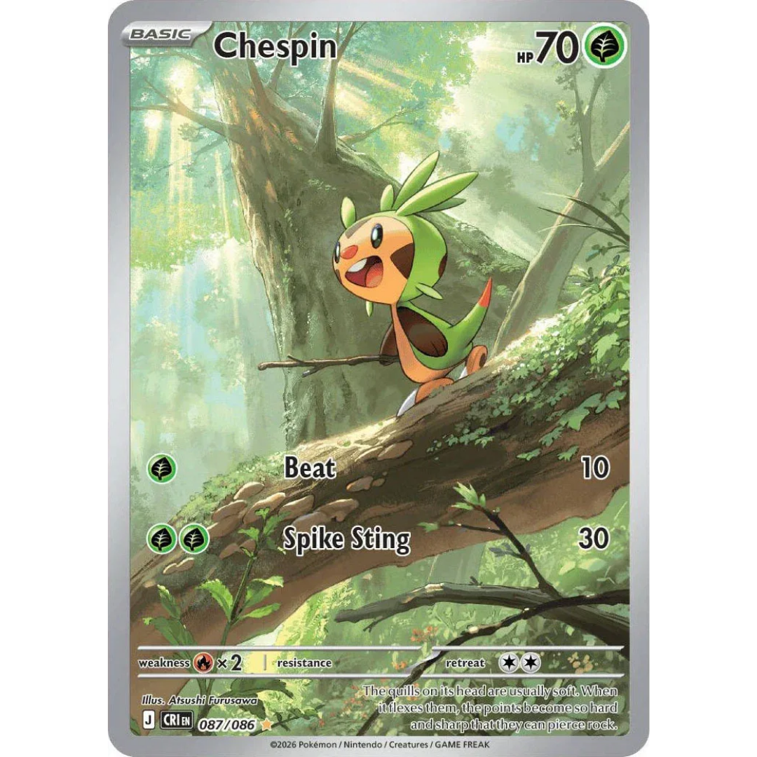 Chespin (087/086) [Mega Evolution: Chaos Rising]