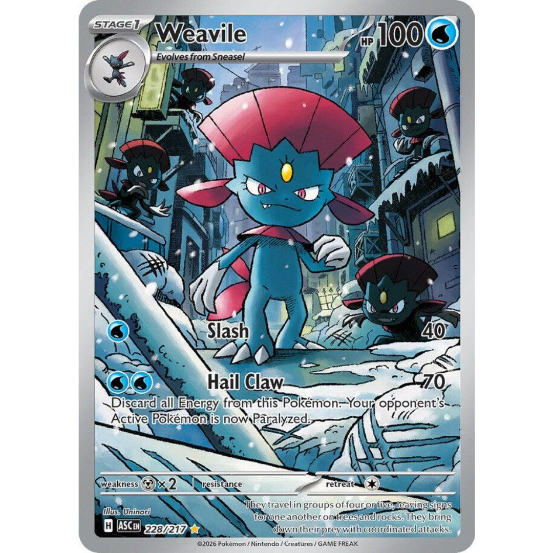 Weavile (228/217) [Mega Evolution: Ascended Heroes]