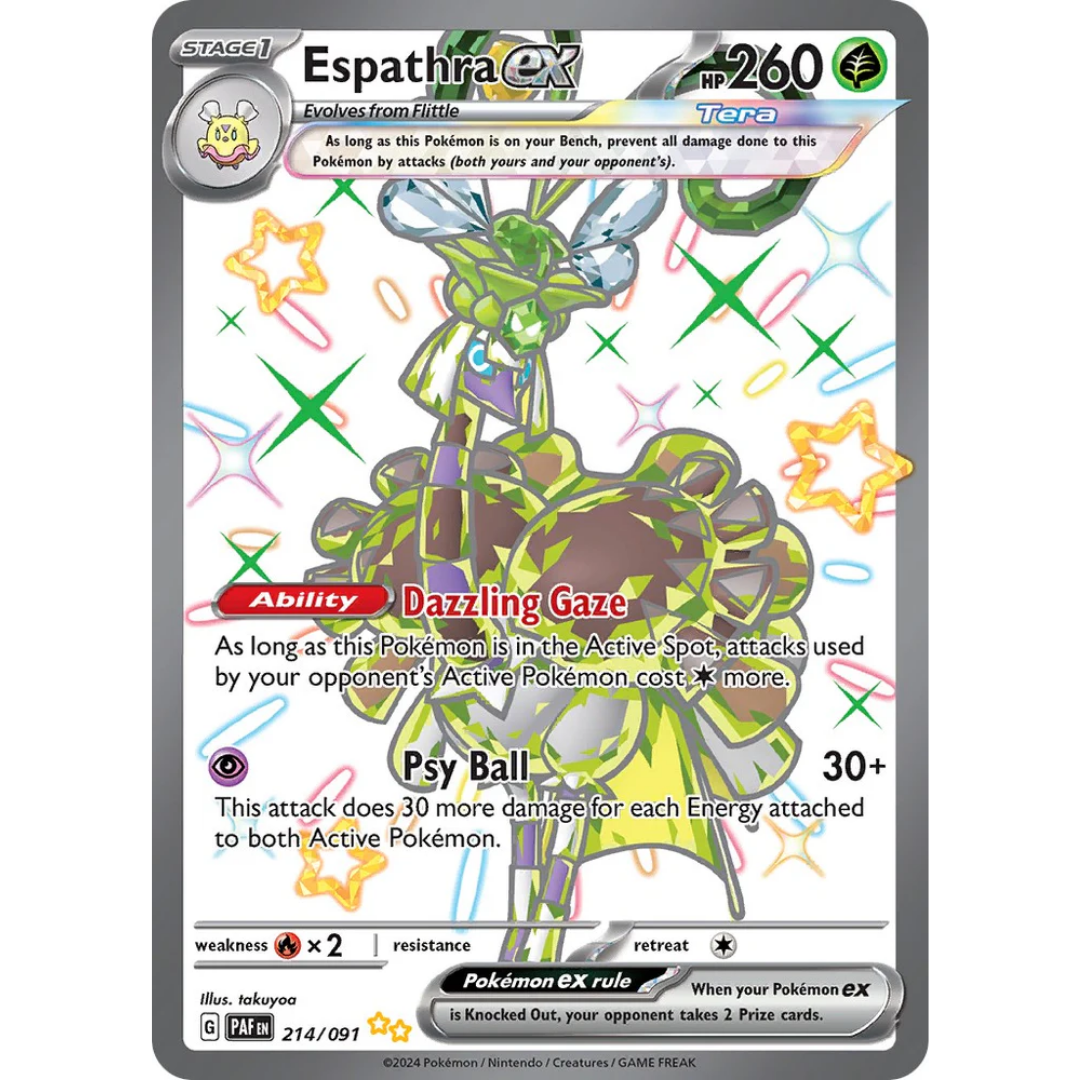 Espathra ex (214/091) [Scarlet & Violet: Paldean Fates]