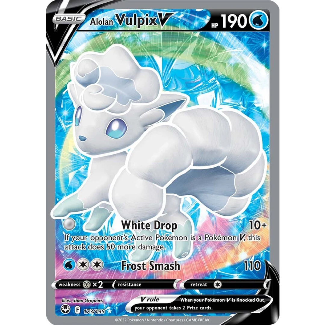 Alolan Vulpix V (173/195) [Sword & Shield: Silver Tempest]