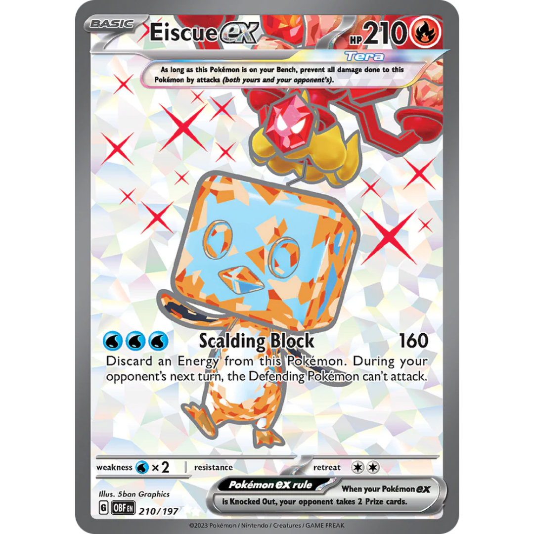Eiscue ex (210/197) [Scarlet & Violet: Obsidian Flames]