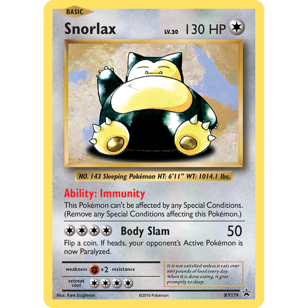 Snorlax (XY179) [XY: Black Star Promos]