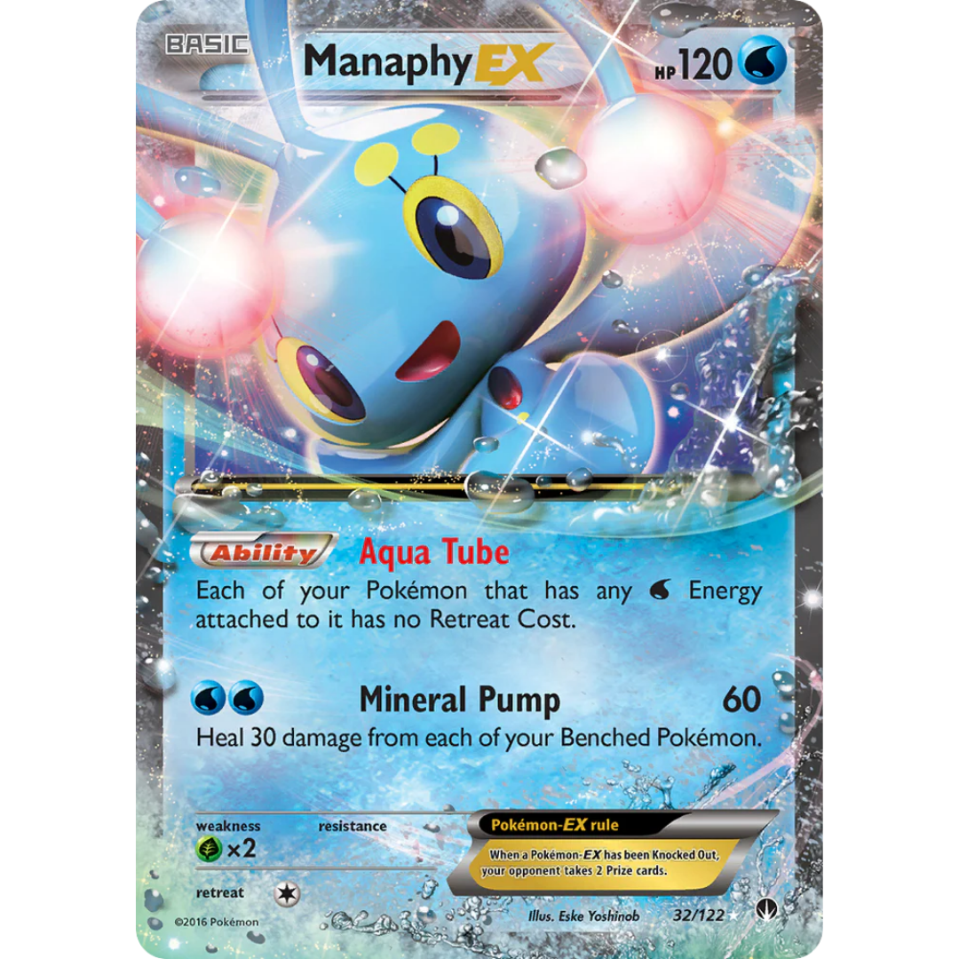 Manaphy EX (32/122) [XY: BREAKpoint]