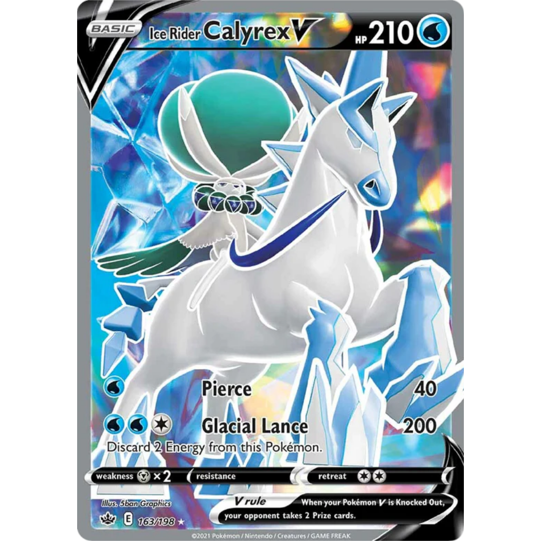 Ice Rider Calyrex V (163/198) [Sword & Shield: Chilling Reign]