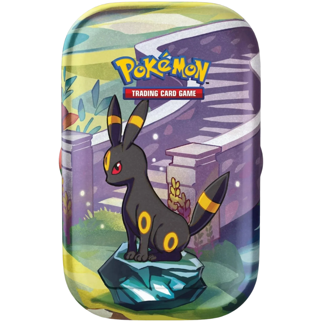 Prismatic Evolutions Mini Tin - Umbreon ( Scarlet & Violet ) Pokemon TCG