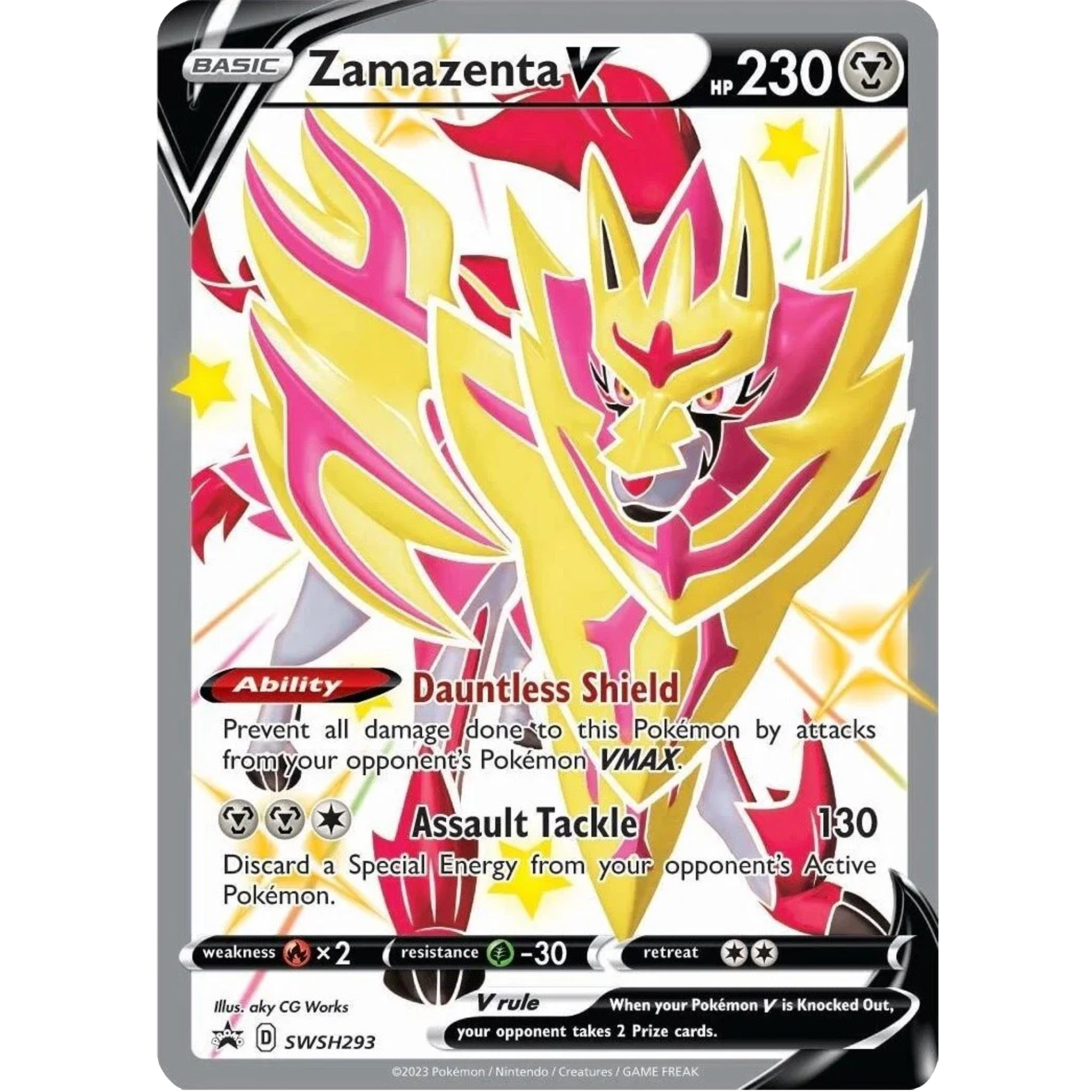 Zamazenta V (SWSH293) [Sword & Shield: Black Star Promos]